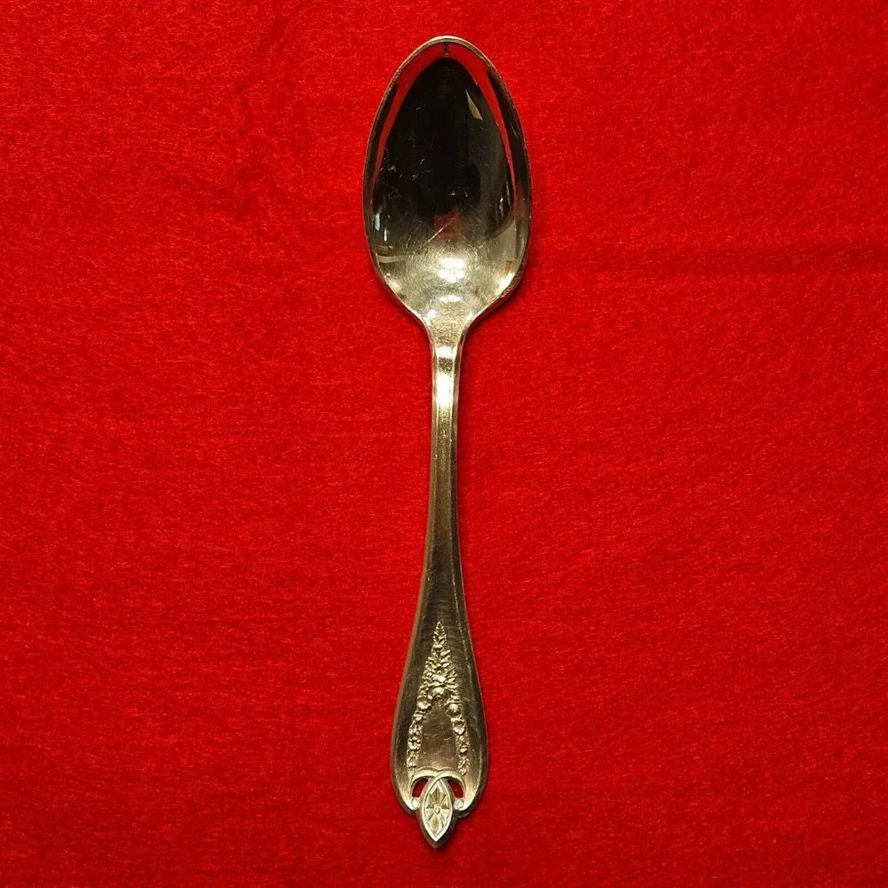 1847 Rogers Bros Silver-Plate Silverware - Lot‎ of 5 Dessert Spoons